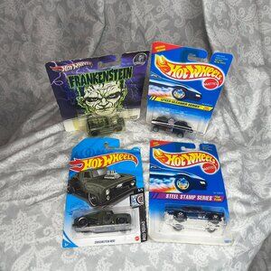 Lot of 4 NEW IN BOX Hot Wheels cars 57 Chevy-Ratmobile-Frankenstein-Erkenstein